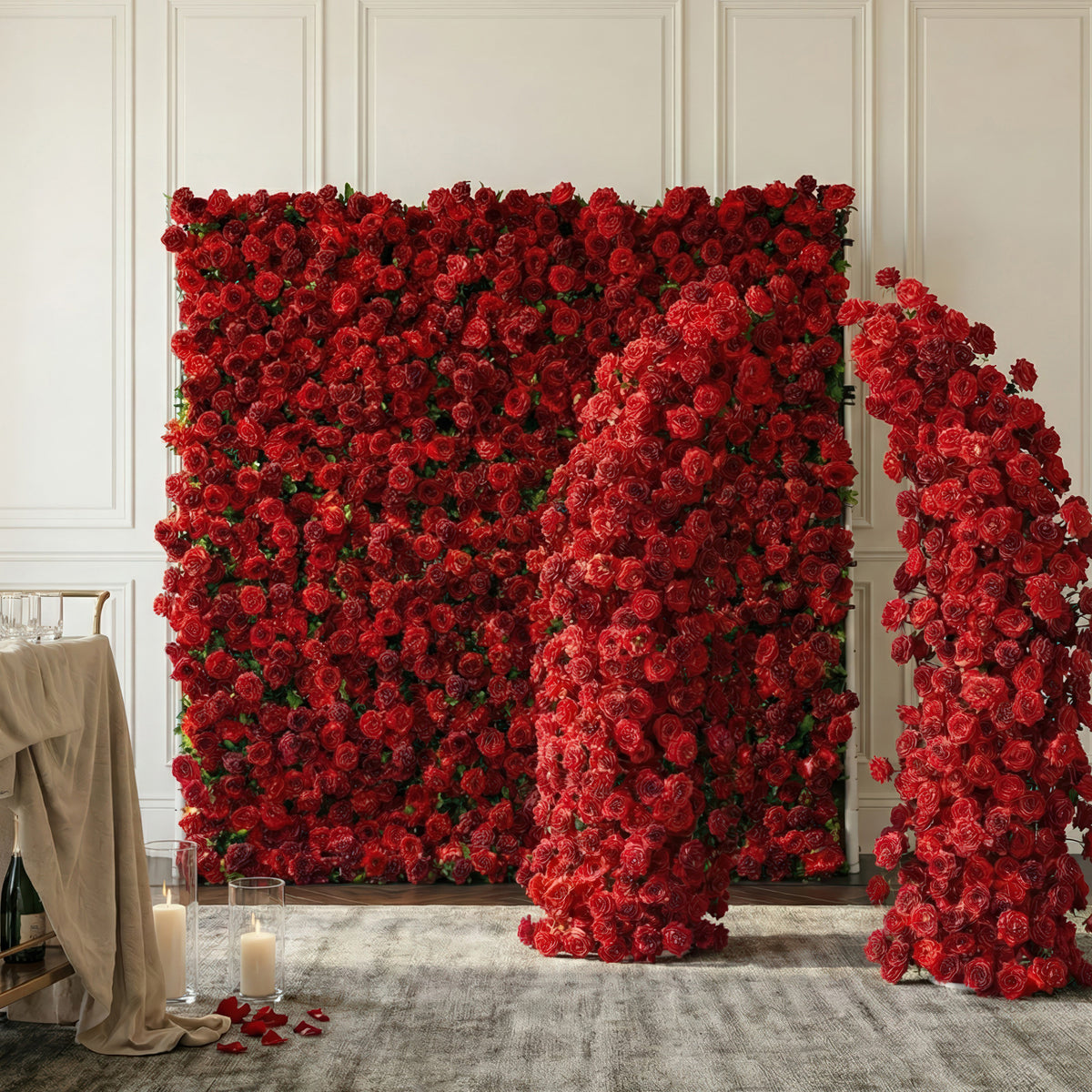 Valentine’s Special: The Luna Package of Dreamy Flower Wall & Arch for the Perfect Proposal&Wedding