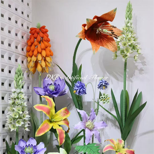 2027 Trending Giant Colorful Flowers Set with EVA Material Waterproof Giant Flower Set for Window Decor Wedding Party Floral Set - Free Shipping