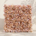 Valsira: Luxury 5D Champagne & Peach Silk Rose Flower Wall with Autumn Berries for Romantic Manor Weddings