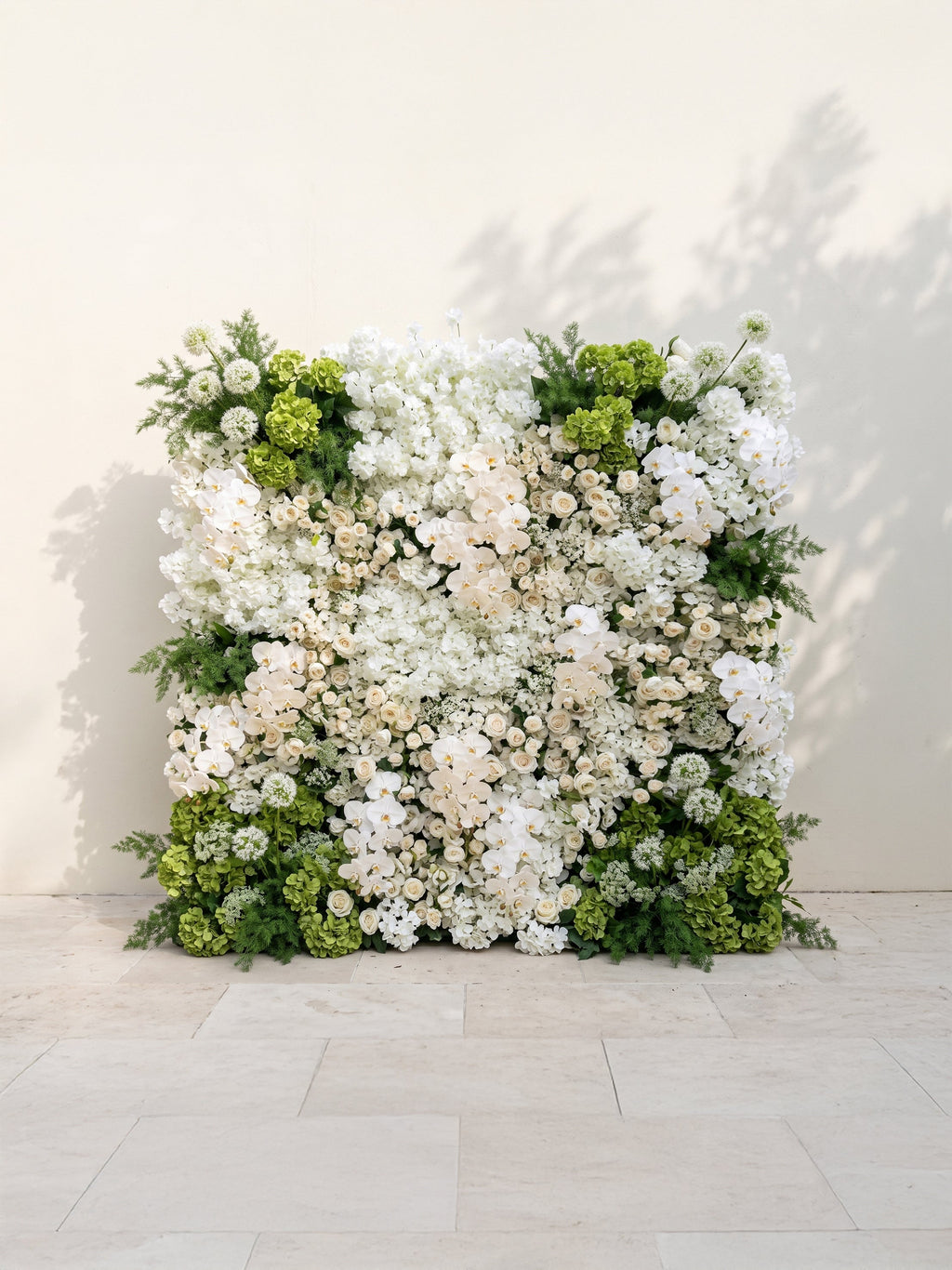 Cireliva: 5D Fabric Artificial rolling up curtain flower wall