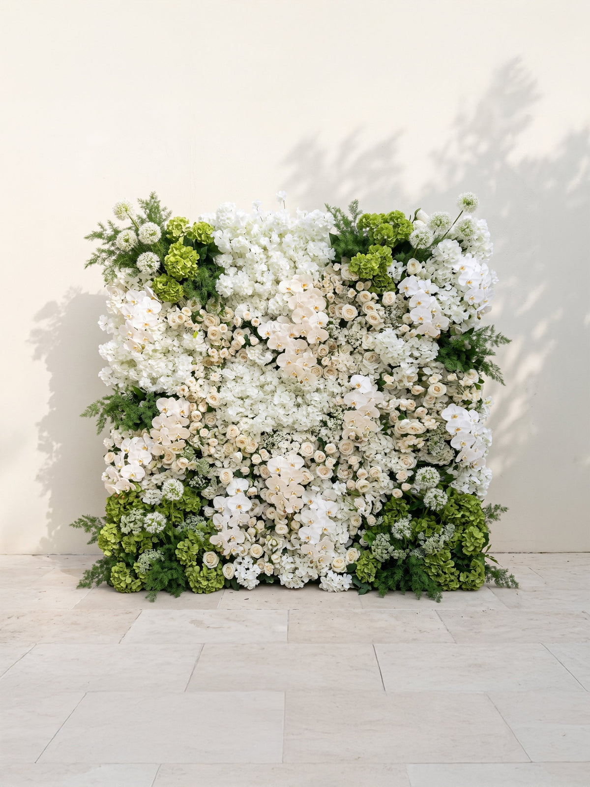 Cireliva: 5D Fabric Artificial rolling up curtain flower wall