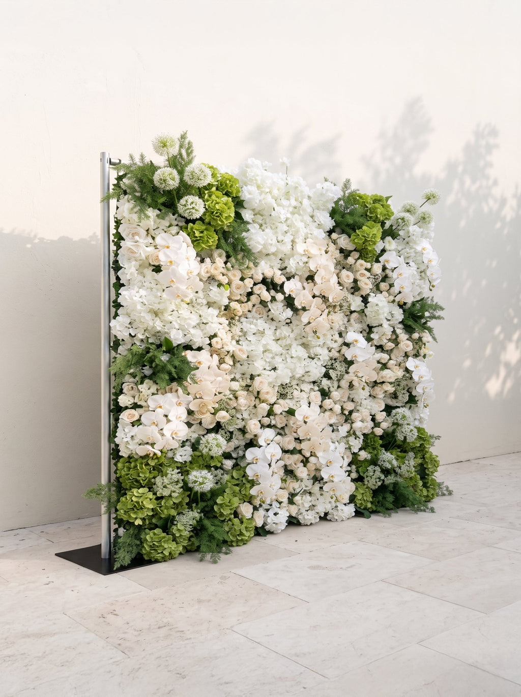 Cireliva: 5D Fabric Artificial rolling up curtain flower wall