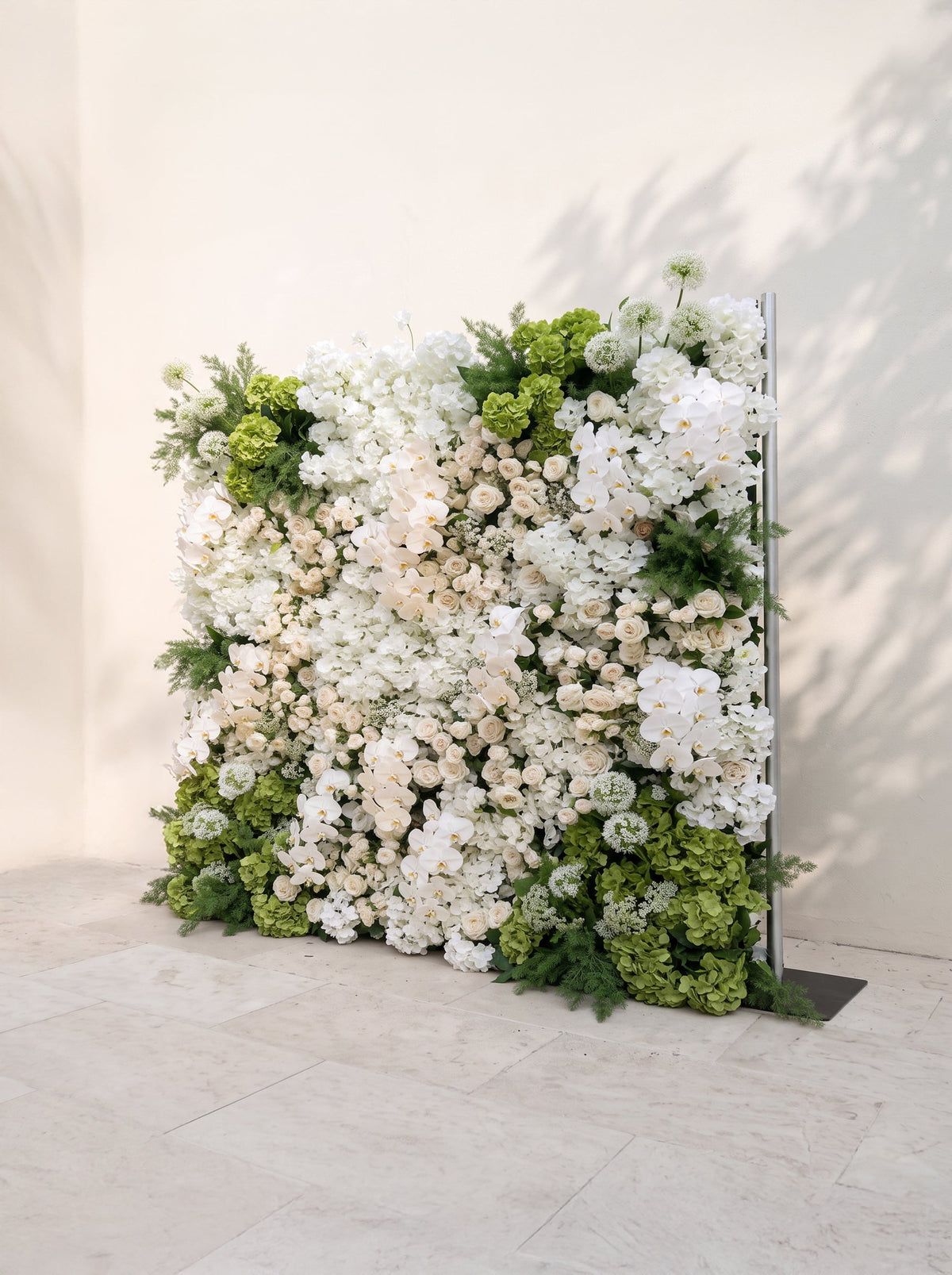 Cireliva: 5D Fabric Artificial rolling up curtain flower wall