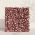 Cloressa: Luxury 5D Dusty Rose & Nude Pink Silk Floral Wall with Dried Pampas Grass for Modern Weddings