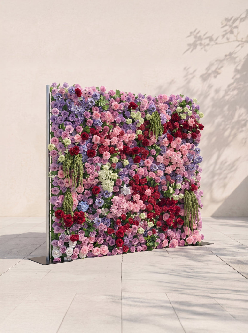 Corrielle: 5D Fabric Artificial rolling up curtain flower wall