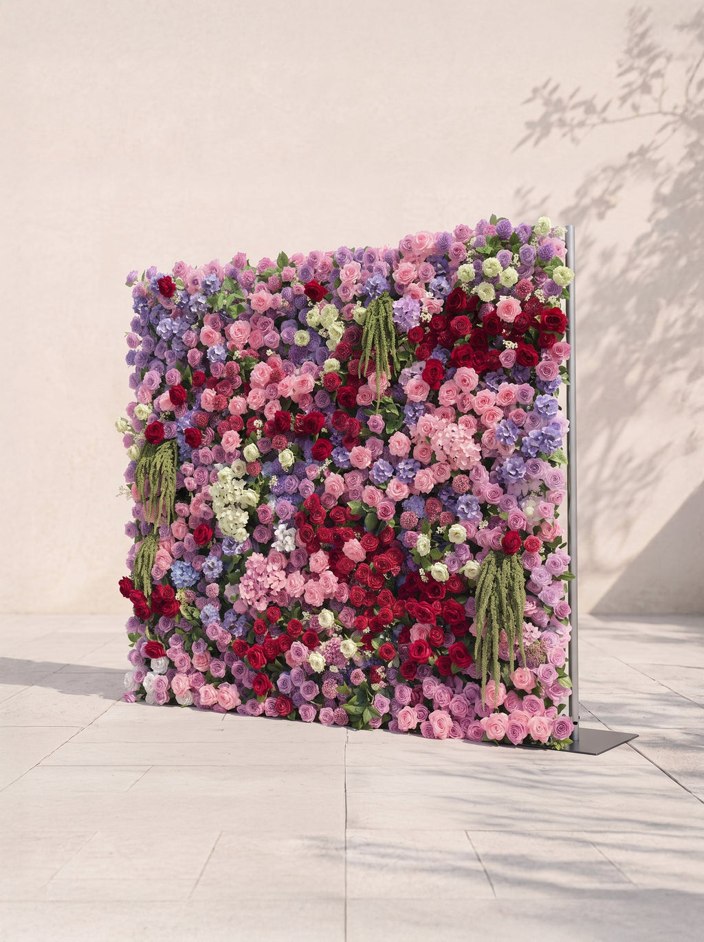 Corrielle: 5D Fabric Artificial rolling up curtain flower wall