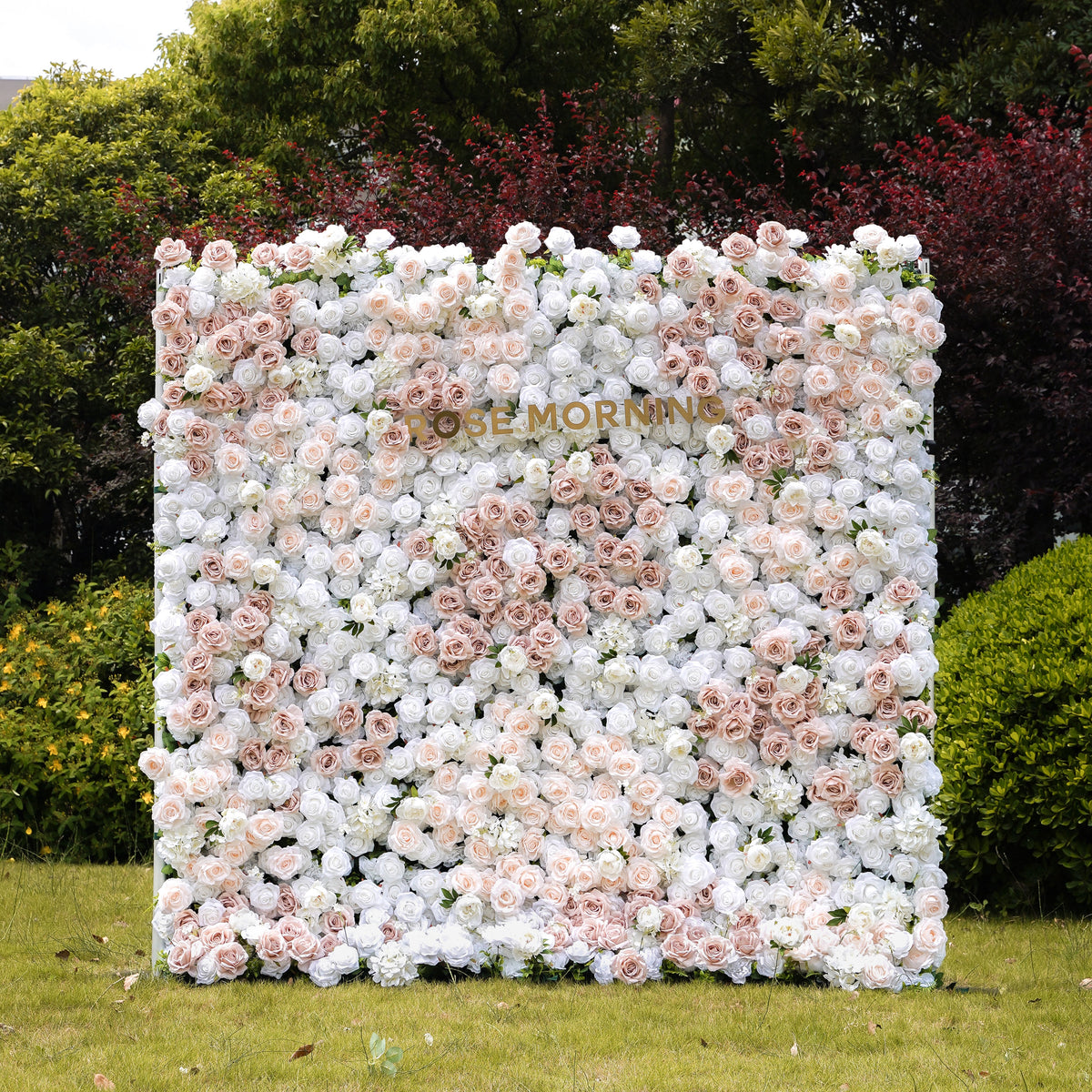 Corrine - 5D Fabric Roll Up Flower Wall for Wedding Party Event Backdrop Decoration