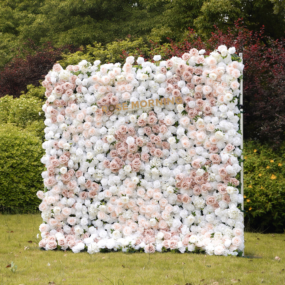 Corrine - 5D Fabric Roll Up Flower Wall for Wedding Party Event Backdrop Decoration