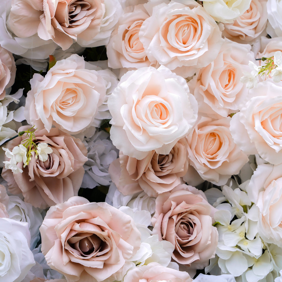 Corrine - 5D Fabric Roll Up Flower Wall for Wedding Party Event Backdrop Decoration