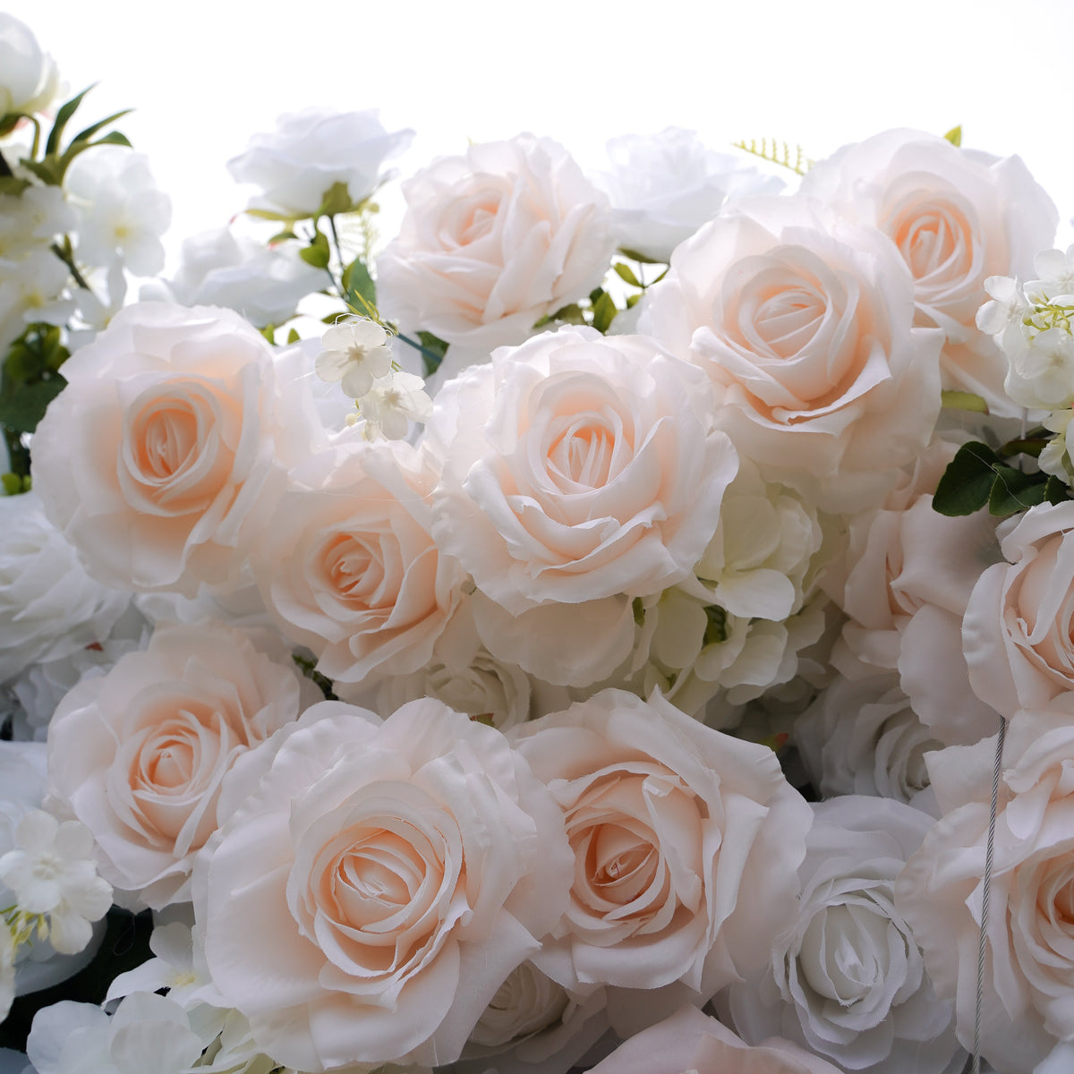 Corrine - 5D Fabric Roll Up Flower Wall for Wedding Party Event Backdrop Decoration