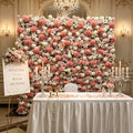 New Arrival 8*8ft Pastel Pink Artificial Hydrangea Flower Wall for Baby Shower Photo Studio Backdrop Decor Party Deoration Free Shipping