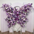 Purple Butterfly Flower Wall 1.5*1.6m Artificial Flower Arrangement Backdrop Panel Low Price Stage Flower Wall Free Shipping