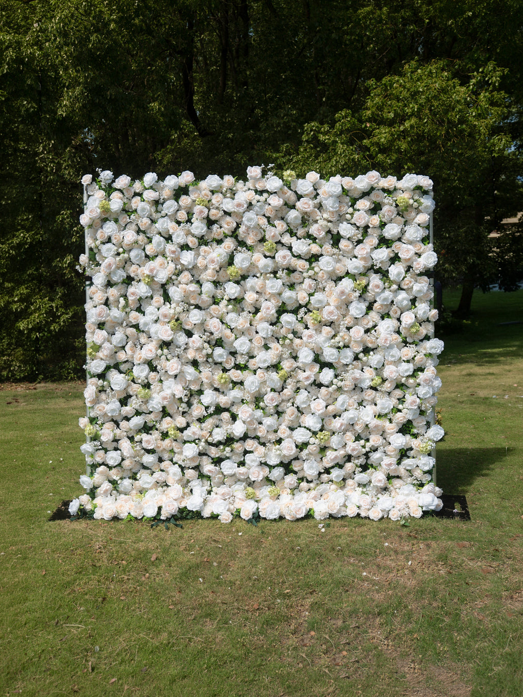 Avelora 4D Fabric Artificial rolling up curtain flower wall