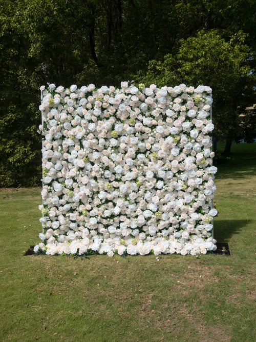 Avelora 4D Fabric Artificial rolling up curtain flower wall