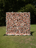 Novelleass 4D Fabric Artificial rolling up curtain flower wall