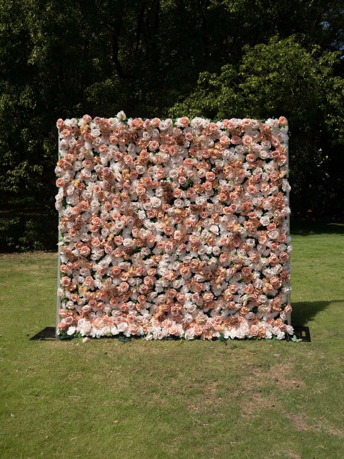 Novelleass 4D Fabric Artificial rolling up curtain flower wall