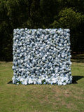 Elarielle 4D Fabric Artificial rolling up curtain flower wall