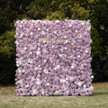 Alina：5D Fabric Artificial rolling up curtain flower wall