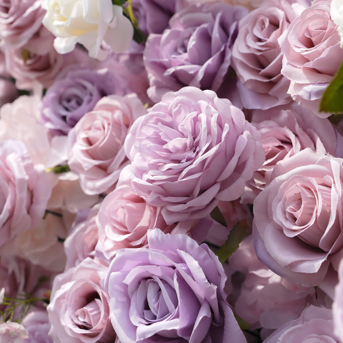 Alina：5D Fabric Artificial rolling up curtain flower wall