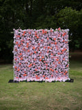 Marivelle 4D Fabric Artificial rolling up curtain flower wall