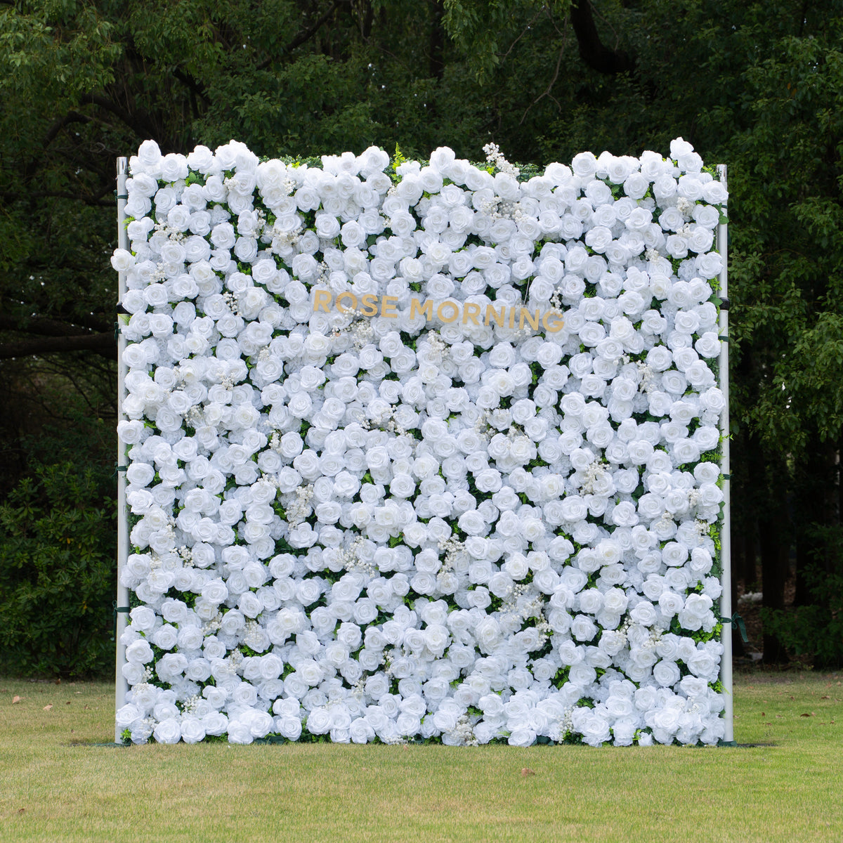 Ava：3D Fabric Artificial rolling up curtain flower wall
