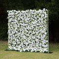 Eira：3D Fabric Artificial rolling up curtain flower wall