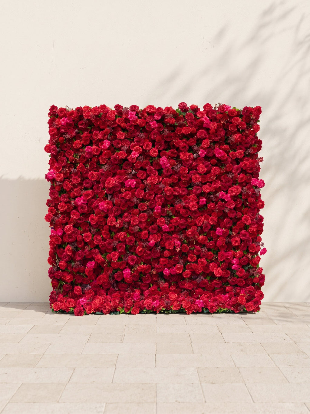 Davilella 5D Fabric Artificial rolling up curtain flower wall