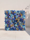 Davilsira: 5D Fabric Artificial rolling up curtain flower wall