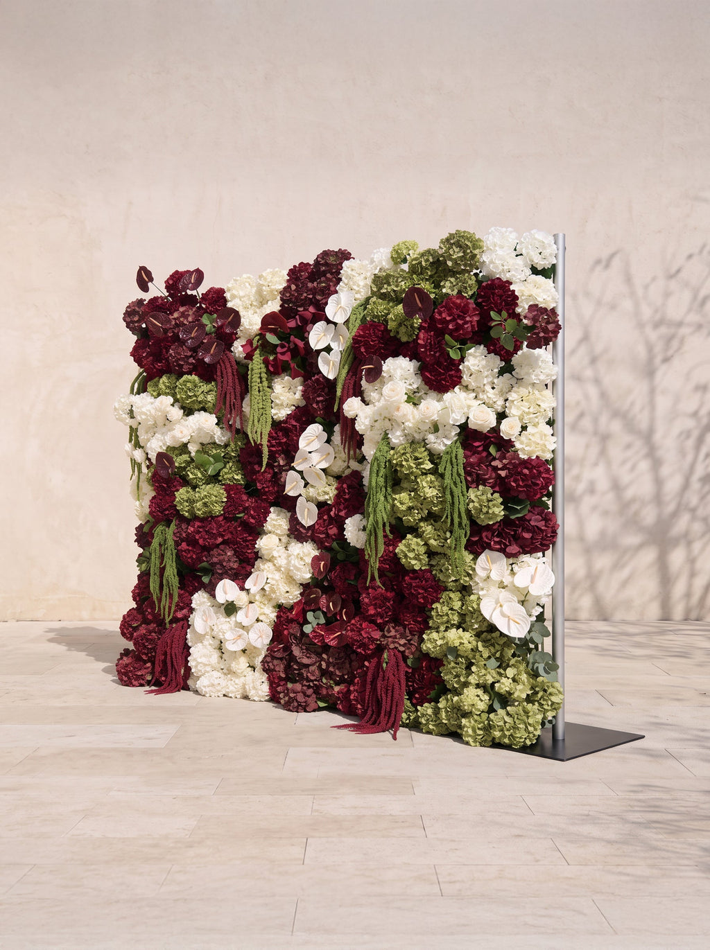Gemlora: 5D Fabric Artificial rolling up curtain flower wall