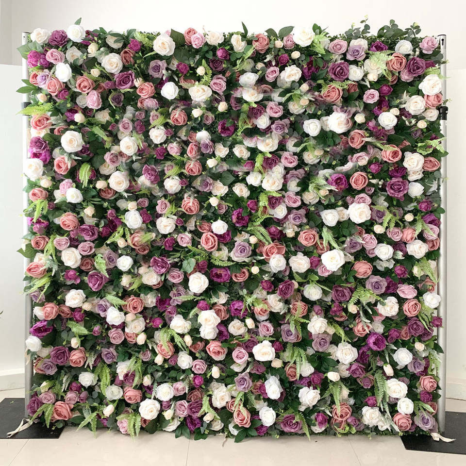 Beautiful Handmade Artificial Silk 3D 5D Roll Red Rose Wedding Valentine's Day Thanksgiving Halloween Wall Flower Free Shipping