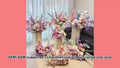Flower Wall Backdrop Artificial Cloth Roll Up Floral Wall for Wedding Event Decor Free Shipping