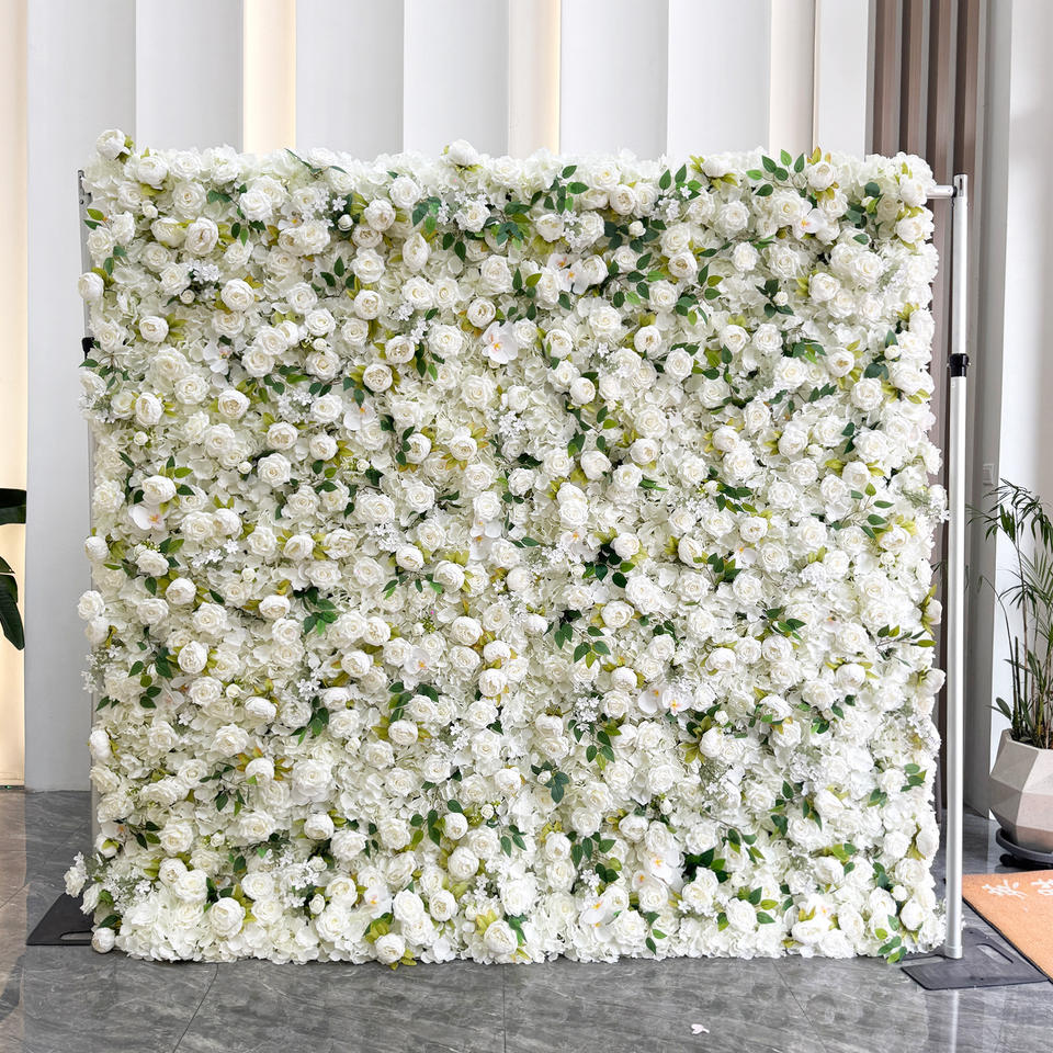 Custom Floral Silk Plant Artificial Flowers Wall Panel Wedding Backdrop for Photography Decorations Free Shipping