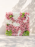 Helelia: 5D Fabric Artificial rolling up curtain flower wall