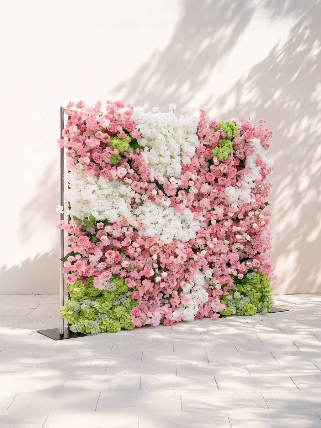 Helelia: 5D Fabric Artificial rolling up curtain flower wall
