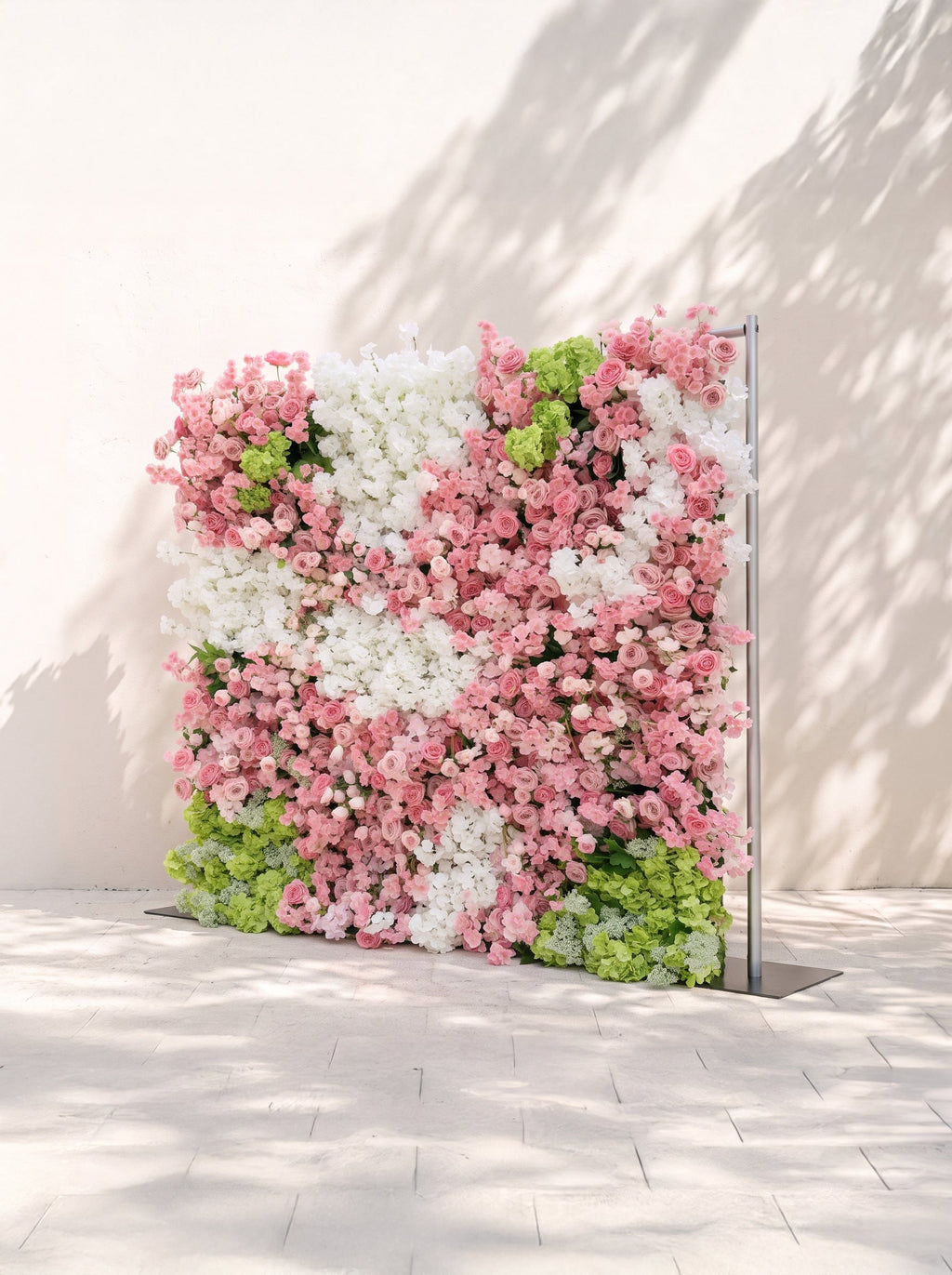 Helelia: 5D Fabric Artificial rolling up curtain flower wall
