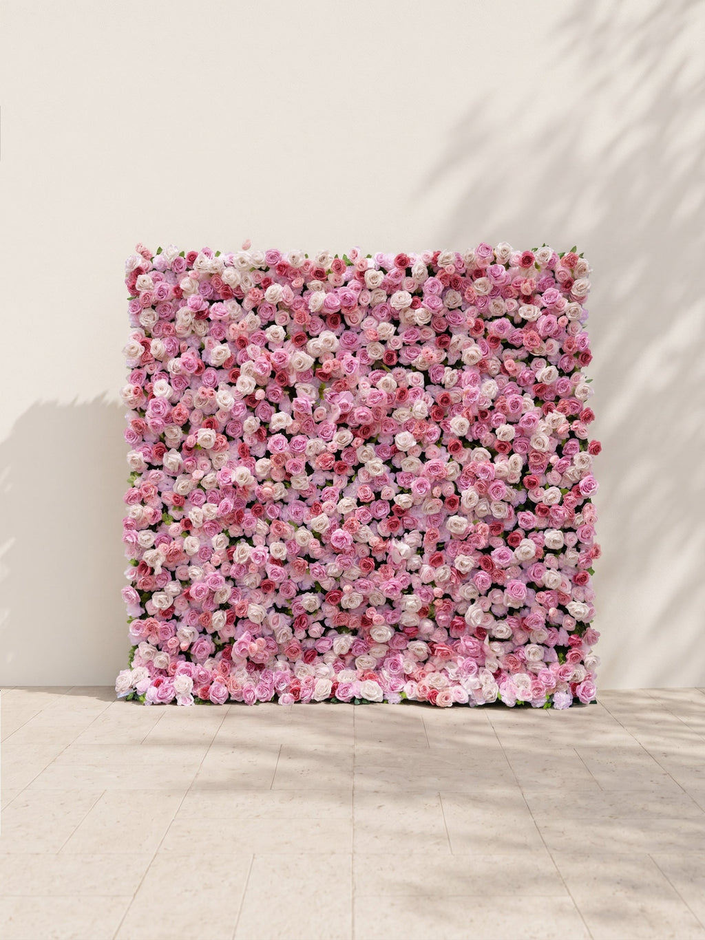 Helirae 5D Fabric Artificial rolling up curtain flower wall