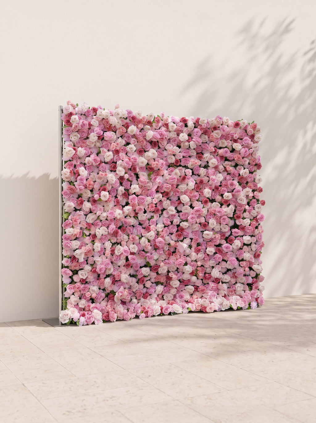 Helirae 5D Fabric Artificial rolling up curtain flower wall
