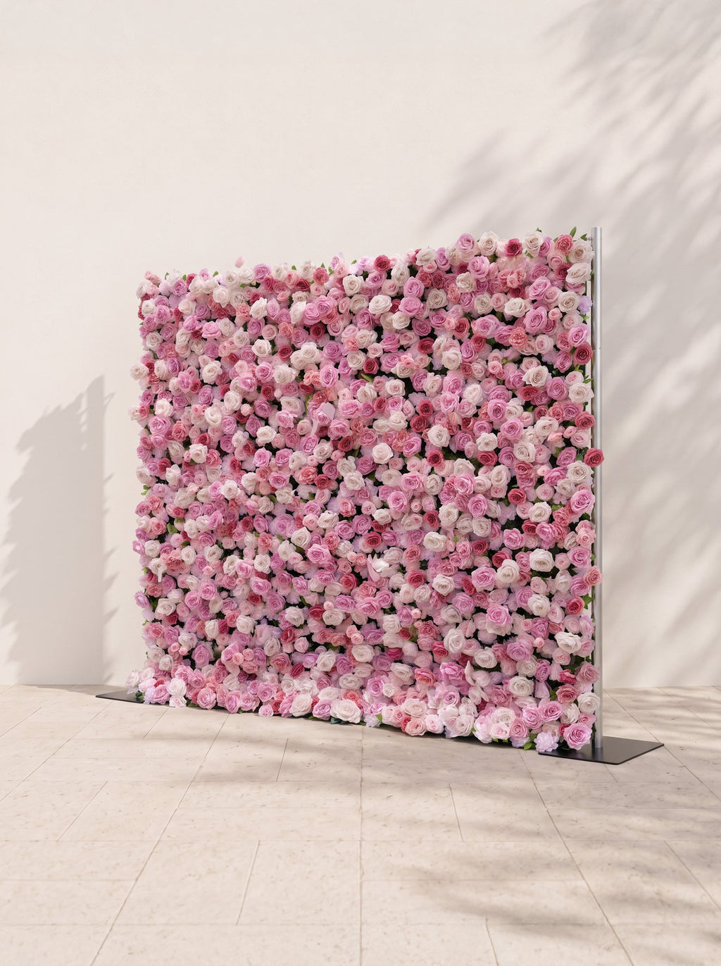 Helirae 5D Fabric Artificial rolling up curtain flower wall