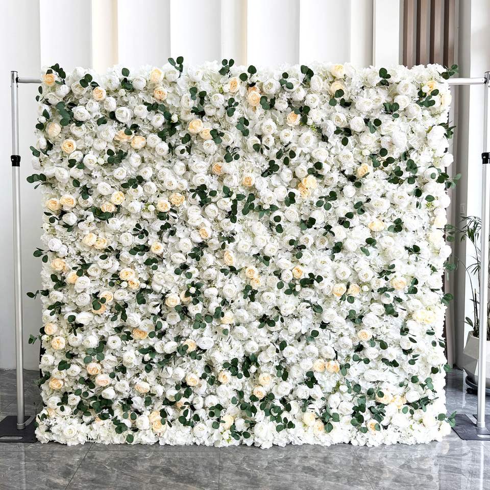 Supports Size Customization Backdrop Roll up Artificial Panel Flower Wall for Wedding Stage Decoration Free Shipping