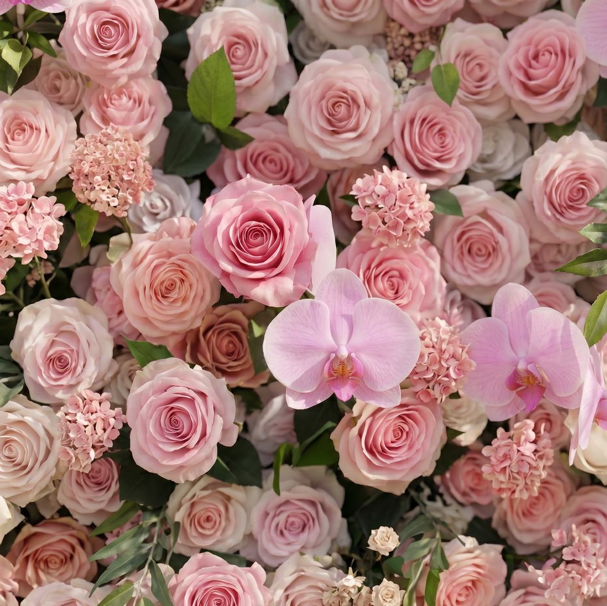 Jolliane: Premium 5D Cherry Blossom Pink Silk Flower Wall with Luxe Orchid Accents for Sweet Parties & Photo Booths