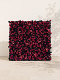 Alveria 4D Fabric Artificial rolling up curtain flower wall