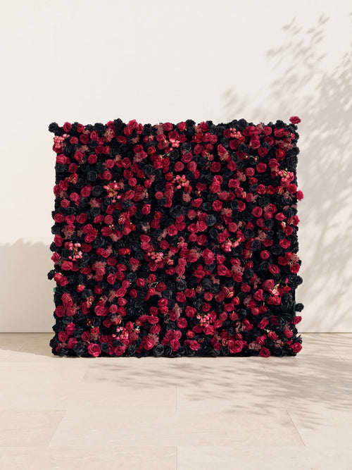 Alveria 4D Fabric Artificial rolling up curtain flower wall