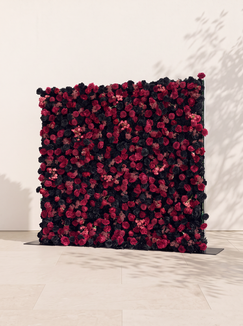 Alveria 4D Fabric Artificial rolling up curtain flower wall
