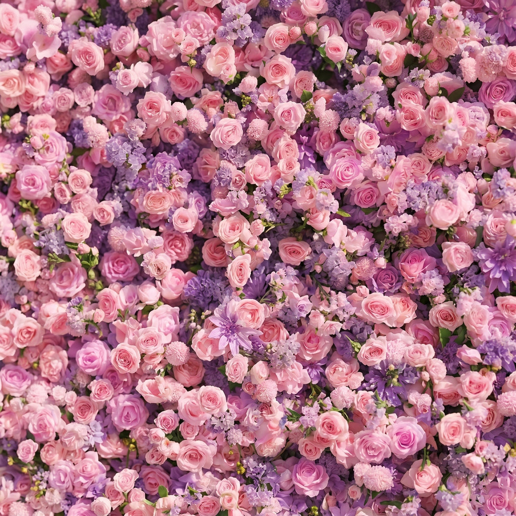 Keirrielle: Luxury 5D Lavender Purple & Soft Pink Silk Floral Wall Backdrop for Romantic Dreamy Weddings