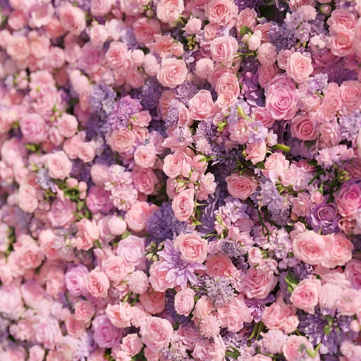 Keirrielle: Luxury 5D Lavender Purple & Soft Pink Silk Floral Wall Backdrop for Romantic Dreamy Weddings