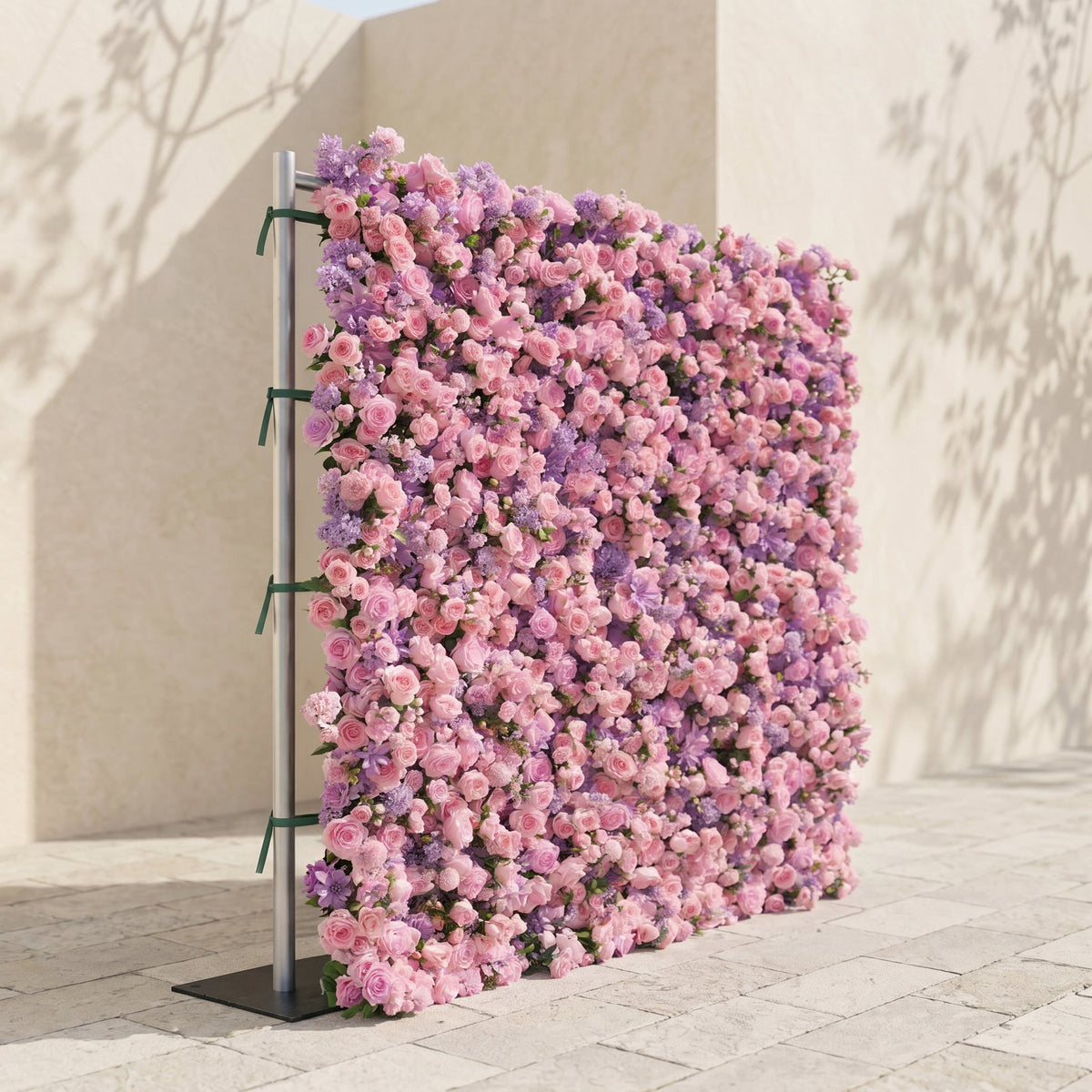 Keirrielle: Luxury 5D Lavender Purple & Soft Pink Silk Floral Wall Backdrop for Romantic Dreamy Weddings