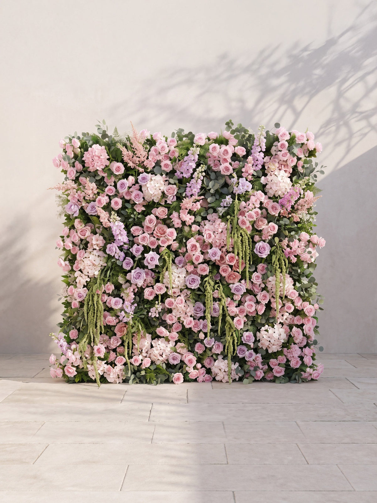 Larara: 5D Fabric Artificial rolling up curtain flower wall