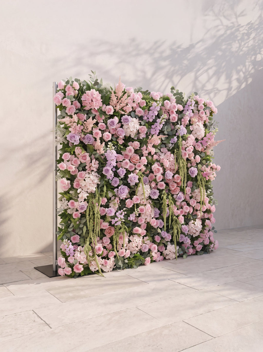 Larara: 5D Fabric Artificial rolling up curtain flower wall