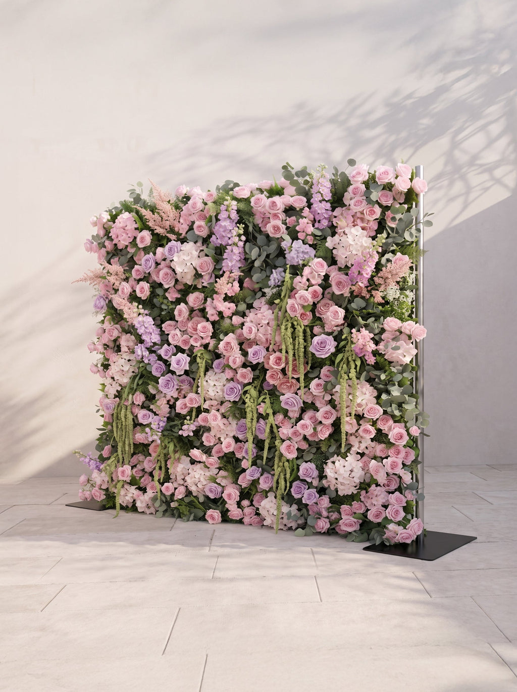 Larara: 5D Fabric Artificial rolling up curtain flower wall