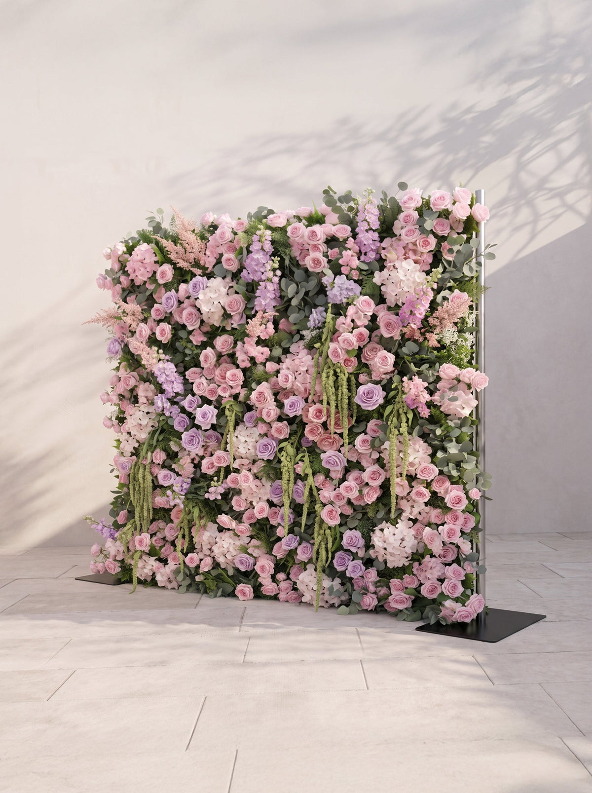 Larara: 5D Fabric Artificial rolling up curtain flower wall